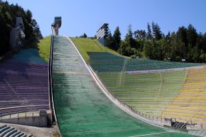 Auch im Sommer kommt im Skisprungstadion am Bergisel in Innsbruck Gänsehautfeeling auf