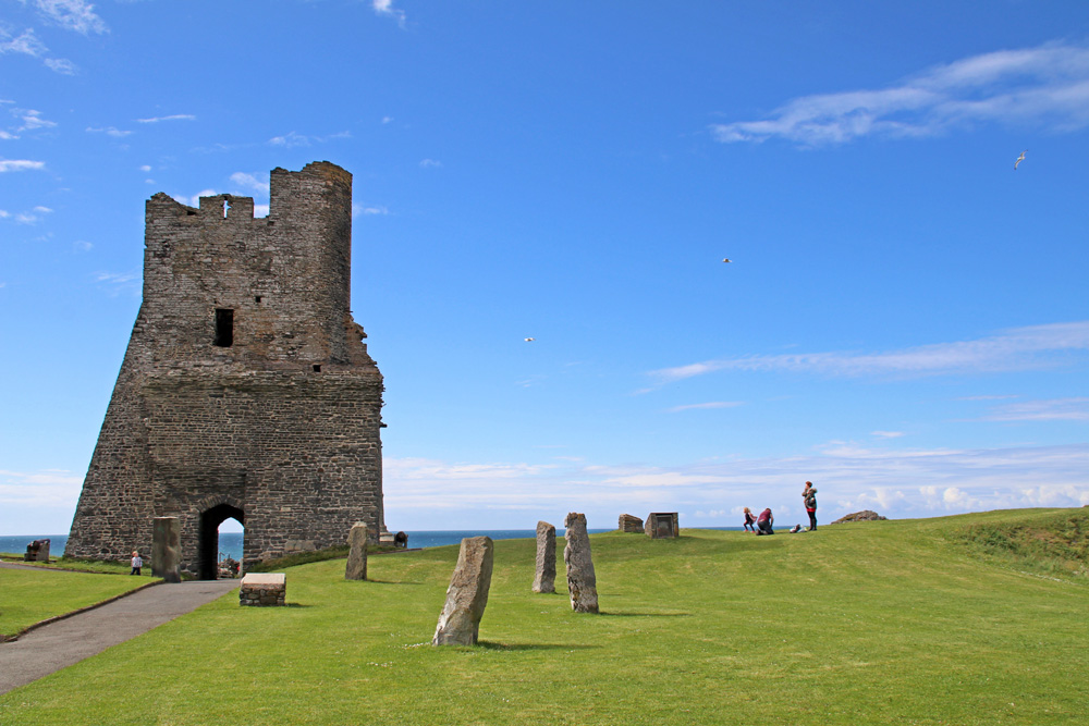Das Aberystwyth Castle gehört zu den schönsten Burgen in Wales