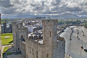 Caernarfon Castle gehört zu den schönsten Burgen in Wales