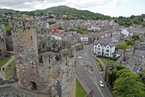 Conwy Castle ist eine der schönsten Burgen in Wales