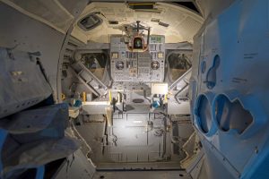 Besucher können im Kennedy Space Center eine original Mondlandefähre sehen und erfahren, wie eine solche von innen aussieht.