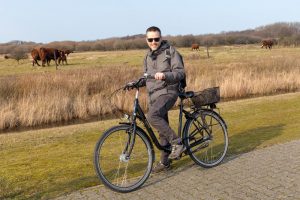 Mit dem Fahrrad lässt sich Borkum wunderbar erkunden.