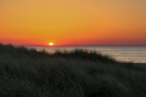 Sonnenuntergang in Thorup Strand
