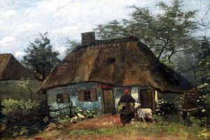 Das "Bauernhaus in Nuenen" von Vincent van Gogh im Städel Museum Frankfurt
