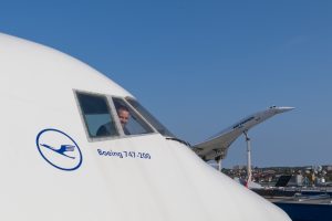 Besuch im Cockpit in einer 747 im Technik Museum Sinsheim