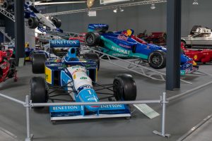 Formel 1 Benetton von Michael Schumacher im Technik Museum Sinsheim