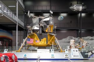 Apollo Mondlandefähre in der Raumfahrt Ausstellung im Technik Museum Speyer