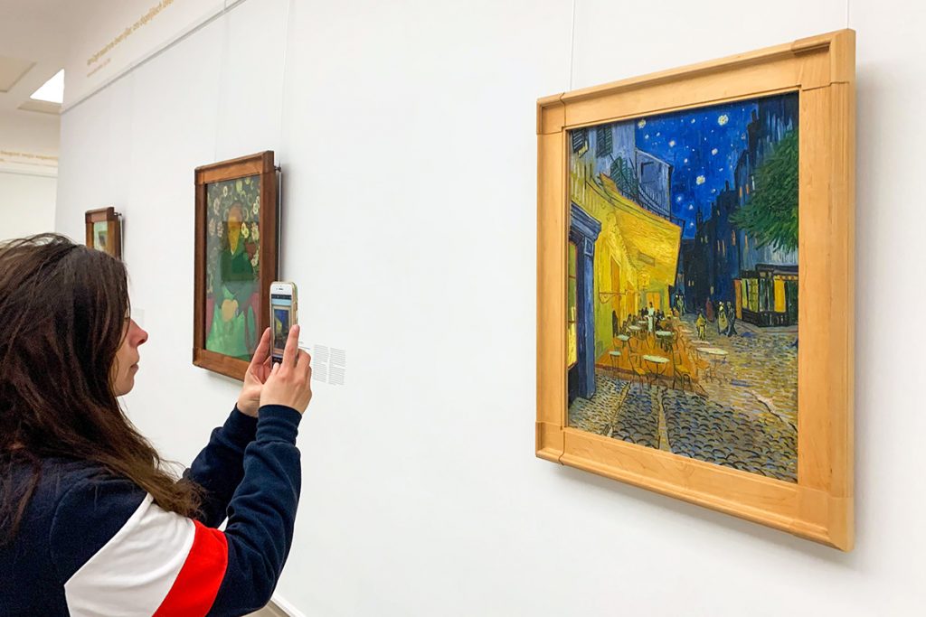 Van Gogh im Kröller-Müller Museum im Nationalpark de Hoge Veluwe in den Niederlanden
