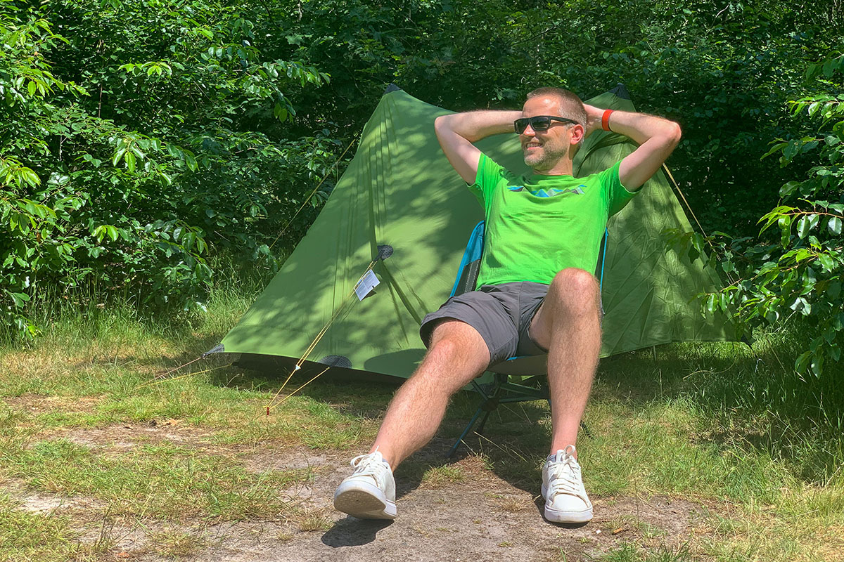 Campingplatz im Nationalpark De Hoge Veluwe in den Niederlanden