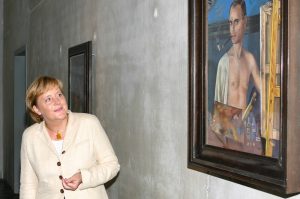 Das Felix-Nussbaum-Haus, lockt auch immer wieder prominente Besucher an. Hier habe ich die damalige Bundeskanzlerin Angela Merkel bei einem Besuch fotografiert.
