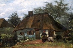 Fast 200 Gemälde schof Van Gogh in Nuenen. So auch das "Bauernhaus in Nuenen", das heute im Städel Museum Frankfurt hängt.