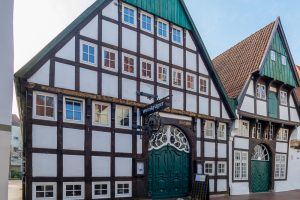 In der Osnabrücker Altstadt gibt es noch einige alte Fachwerkhäuser.