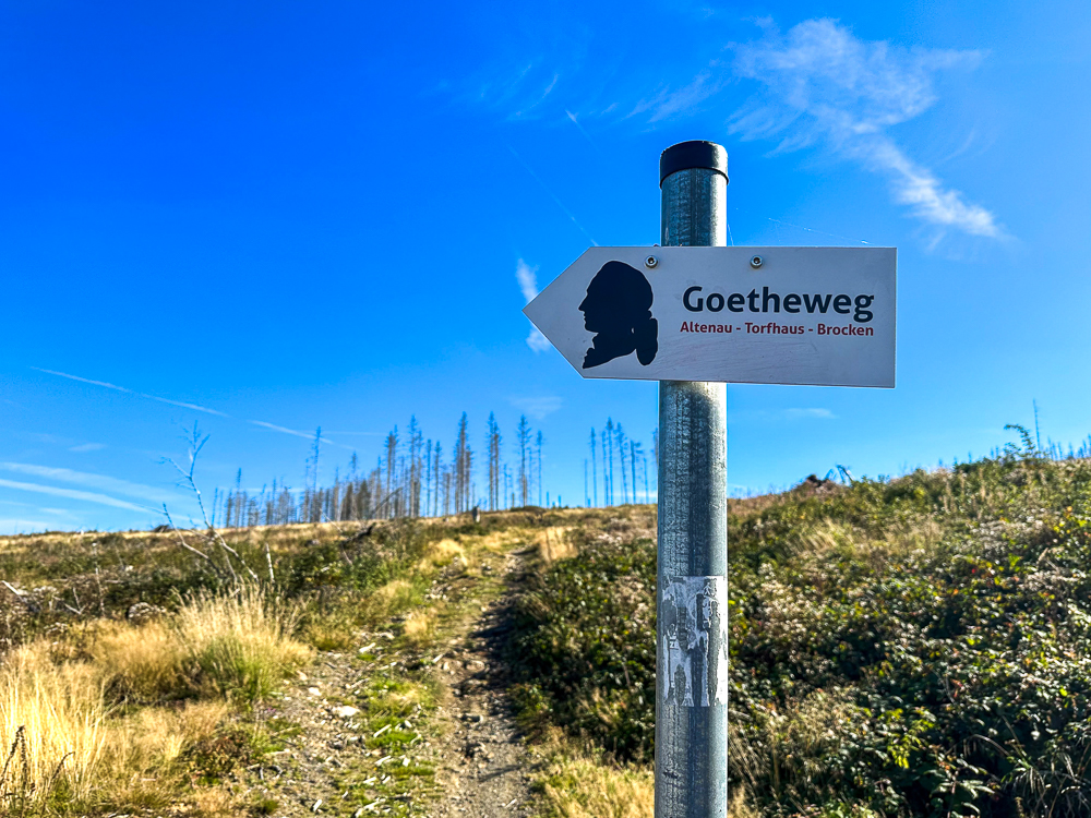 Goetheweg zum Brocken im Harz wandern