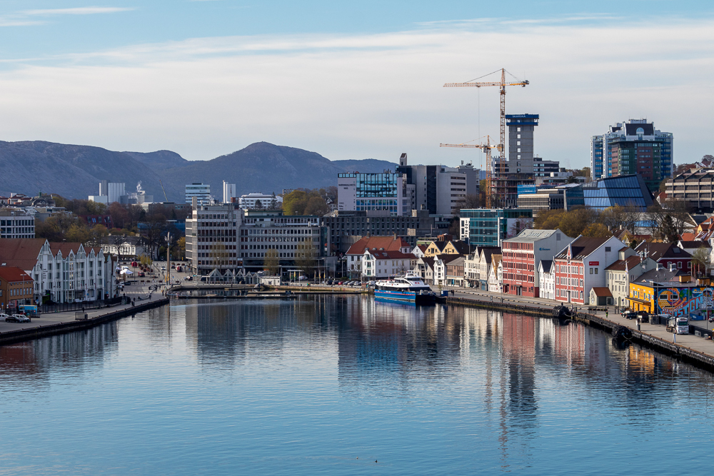 Der Hafen von Stavanger in Norwegen