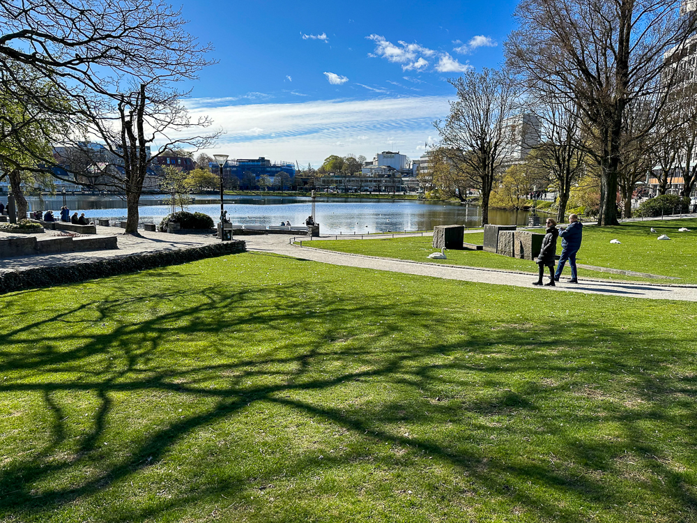 Der Stadtpark in Stavanger